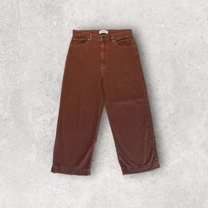 ÉTICA  Devon Wide Leg Pant - Dark Russet - 30